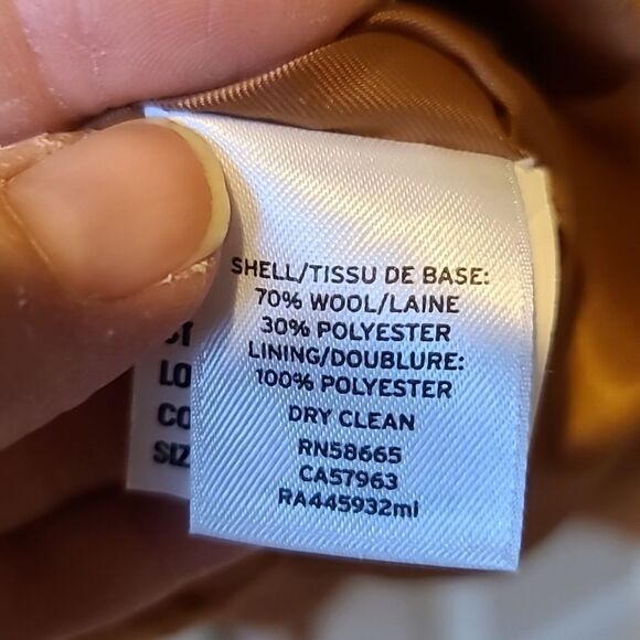 Rachel Parcell Wool Blend Bouclé Belted Coat Size XXS NEW - Picture 10 of 11